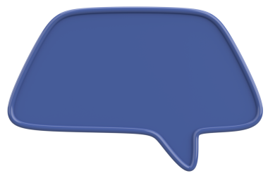 Konuşma balonu. Mesaj kutusu. 3B illüstrasyon.