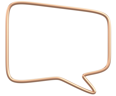 Konuşma balonu. Mesaj kutusu. 3B illüstrasyon.