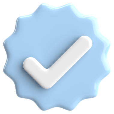 3 boyutlu onay kutusu. İşaretle. 3B illüstrasyon.