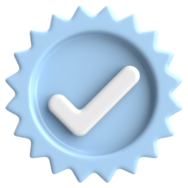 3 boyutlu onay kutusu. İşaretle. 3B illüstrasyon.