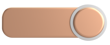 Üç boyutlu düğme. Boş tuş. 3B illüstrasyon.