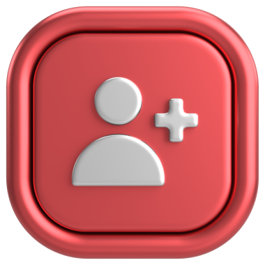 Üç boyutlu takip tuşu. 3B illüstrasyon.