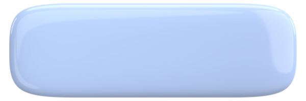 Üç boyutlu düğme. Boş tuş. 3B illüstrasyon.