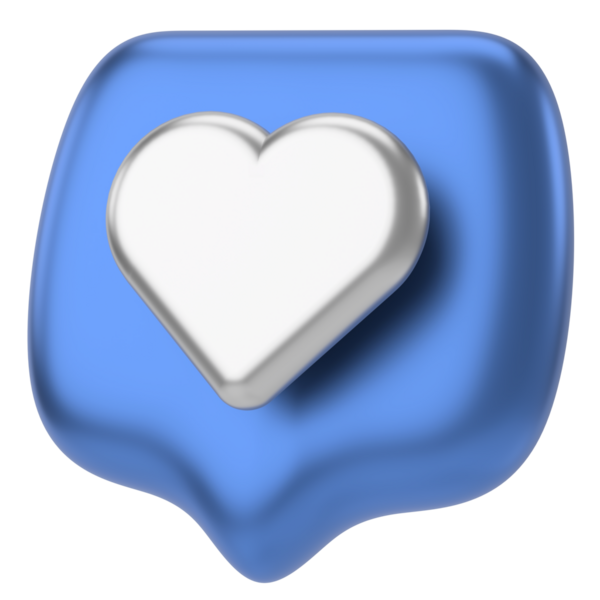 Düğme gibi. İkon gibi. 3B illüstrasyon.