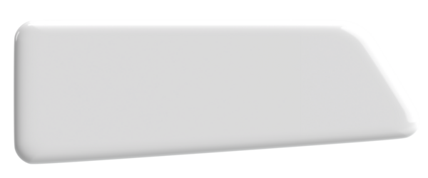 Üç boyutlu düğme. Boş tuş. 3B illüstrasyon.