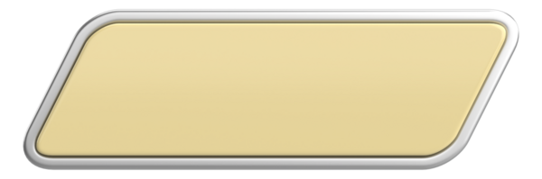 Üç boyutlu düğme. Boş tuş. 3B illüstrasyon.