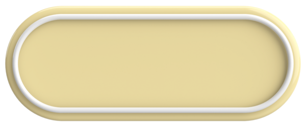 Üç boyutlu düğme. Boş tuş. 3B illüstrasyon.