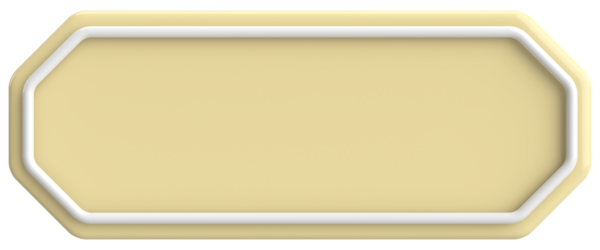 Üç boyutlu düğme. Boş tuş. 3B illüstrasyon.