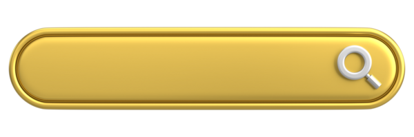 Arama alanı. Arama barı. 3B illüstrasyon.