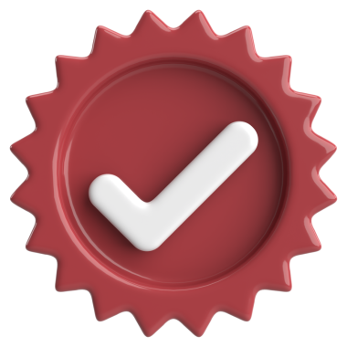 3 boyutlu onay kutusu. İşaretle. 3B illüstrasyon.