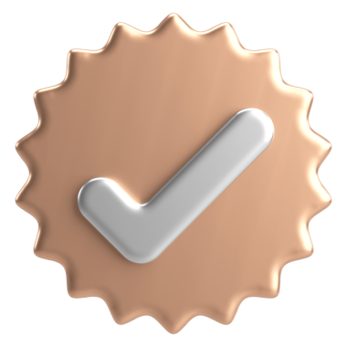 3 boyutlu onay kutusu. İşaretle. 3B illüstrasyon.