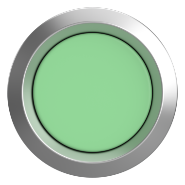 Üç boyutlu daire düğmesi. Boş tuş. 3B illüstrasyon.