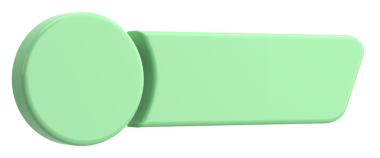 Üç boyutlu düğme. Boş tuş. 3B illüstrasyon.