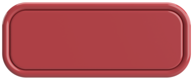 Üç boyutlu düğme. Boş tuş. 3B illüstrasyon.