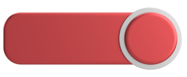 Üç boyutlu düğme. Boş tuş. 3B illüstrasyon.