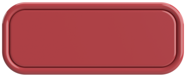 Üç boyutlu düğme. Boş tuş. 3B illüstrasyon.