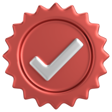 3 boyutlu onay kutusu. İşaretle. 3B illüstrasyon.