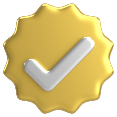 3 boyutlu onay kutusu. İşaretle. 3B illüstrasyon.