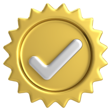 3 boyutlu onay kutusu. İşaretle. 3B illüstrasyon.