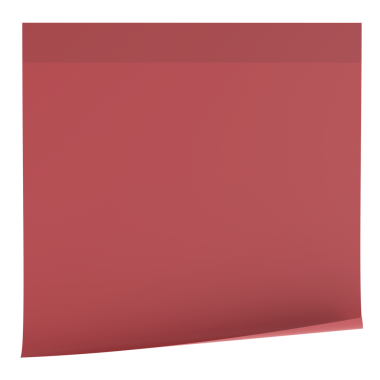 Yapışkan bir not. Üç boyutlu not kağıdı. 3B illüstrasyon.