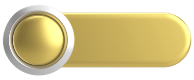 Üç boyutlu düğme. Boş tuş. 3B illüstrasyon.