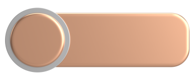 Üç boyutlu düğme. Boş tuş. 3B illüstrasyon.