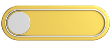 Üç boyutlu düğme. Boş tuş. 3B illüstrasyon.