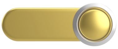 Üç boyutlu düğme. Boş tuş. 3B illüstrasyon.