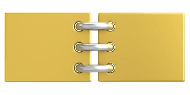 Üç boyutlu skor tabelası. Zaman etiketi. 3B illüstrasyon.