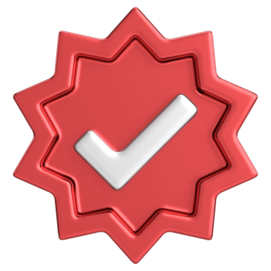 3 boyutlu onay kutusu. İşaretle. 3B illüstrasyon.