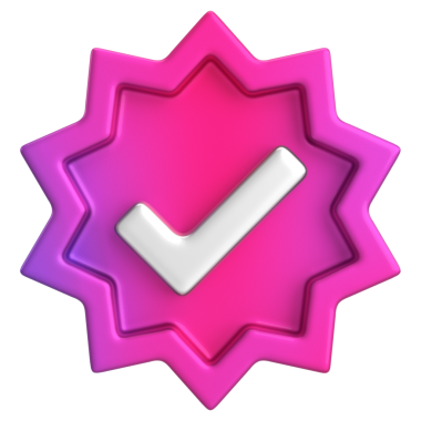 3 boyutlu onay kutusu. İşaretle. 3B illüstrasyon.