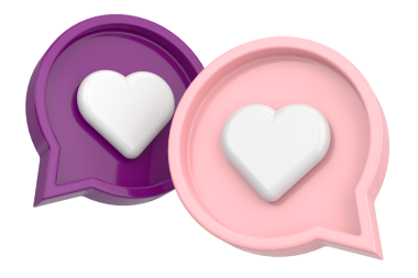 İkon gibi. Düğme gibi. 3B illüstrasyon.