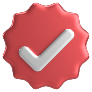 3 boyutlu onay kutusu. İşaretle. 3B illüstrasyon.