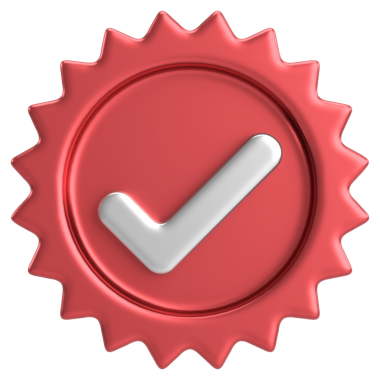 3 boyutlu onay kutusu. İşaretle. 3B illüstrasyon.