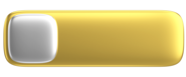 Üç boyutlu düğme. Boş tuş. 3B illüstrasyon.