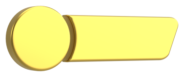 Üç boyutlu düğme. Boş tuş. 3B illüstrasyon.