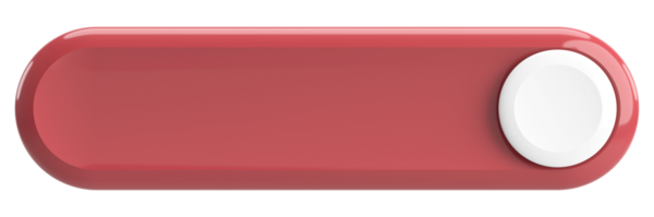 Üç boyutlu düğme. Boş tuş. 3B illüstrasyon.