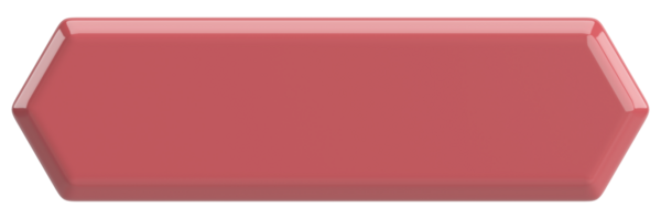 Üç boyutlu düğme. Boş tuş. 3B illüstrasyon.