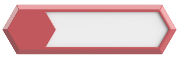 Üç boyutlu düğme. Boş tuş. 3B illüstrasyon.