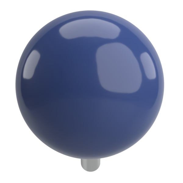 Pimi çek. Çizim iğnesi. Üç boyutlu pim. 3B illüstrasyon.