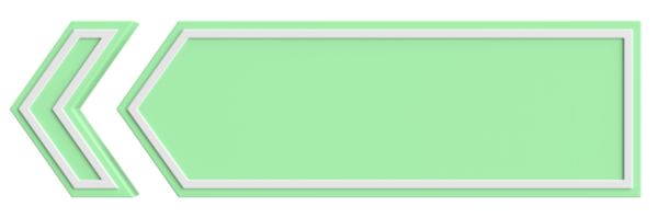 Önceki düğme. Arka düğme. 3B illüstrasyon.