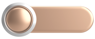 Üç boyutlu düğme. Boş tuş. 3B illüstrasyon.