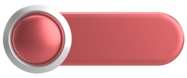 Üç boyutlu düğme. Boş tuş. 3B illüstrasyon.