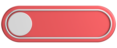 Üç boyutlu düğme. Boş tuş. 3B illüstrasyon.