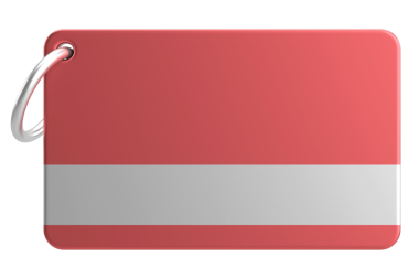 Fiyat etiketi Fiyat etiketi 3B illüstrasyon.