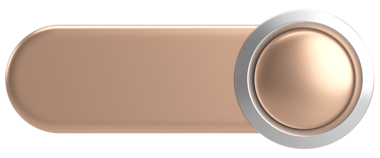 Üç boyutlu düğme. Boş tuş. 3B illüstrasyon.