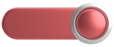 Üç boyutlu düğme. Boş tuş. 3B illüstrasyon.