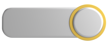 Üç boyutlu düğme. Boş tuş. 3B illüstrasyon.