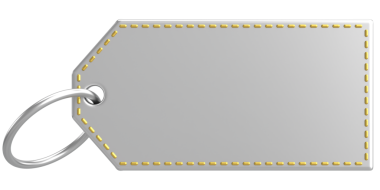Fiyat etiketi Fiyat etiketi 3B illüstrasyon.