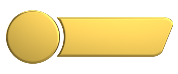 Üç boyutlu düğme. Boş tuş. 3B illüstrasyon.